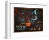 Chalkboard Poster for Coffee Shop-LanaN.-Framed Art Print