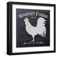 Chalkboard Poultry-Stimson, Diane Stimson-Framed Art Print