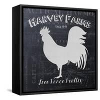 Chalkboard Poultry-Stimson, Diane Stimson-Framed Stretched Canvas