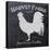 Chalkboard Poultry-Stimson, Diane Stimson-Stretched Canvas