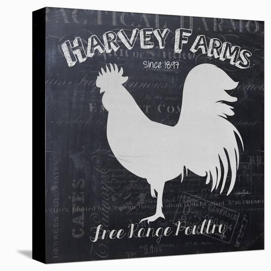 Chalkboard Poultry-Stimson, Diane Stimson-Stretched Canvas