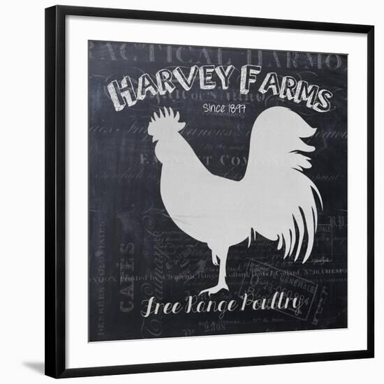 Chalkboard Poultry-Stimson, Diane Stimson-Framed Art Print