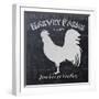 Chalkboard Poultry-Stimson, Diane Stimson-Framed Art Print