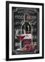 Chalkboard Sign Vin Rouge-Chad Barrett-Framed Art Print