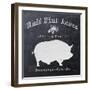 Chalkboard Sow-Stimson, Diane Stimson-Framed Art Print