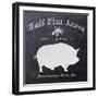 Chalkboard Sow-Stimson, Diane Stimson-Framed Art Print