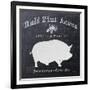 Chalkboard Sow-Stimson, Diane Stimson-Framed Art Print