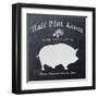 Chalkboard Sow-Stimson, Diane Stimson-Framed Art Print