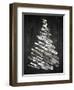 Chalkboard Tree 1-Victoria Brown-Framed Art Print