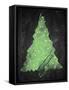 Chalkboard Tree 2-Victoria Brown-Framed Stretched Canvas