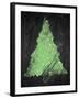 Chalkboard Tree 2-Victoria Brown-Framed Art Print