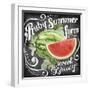 Chalkboard Watermelon-Art Licensing Studio-Framed Giclee Print