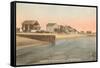Chalker Beach, Saybrook, Connecticut-null-Framed Stretched Canvas