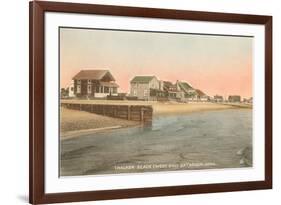 Chalker Beach, Saybrook, Connecticut-null-Framed Art Print