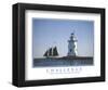 Challenge To Achieve the Possible Lighthouse Motivational-null-Framed Mini Poster
