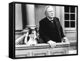 Challenge to Lassie, from Left: Lassie, Edmund Gwenn, 1949-null-Framed Stretched Canvas