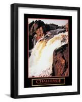 Challenge - White Water Rafting-unknown unknown-Framed Photo