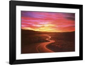 Challenge: Winding Road-null-Framed Art Print