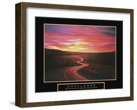 Challenge - Winding Road-TC Chiu-Framed Art Print