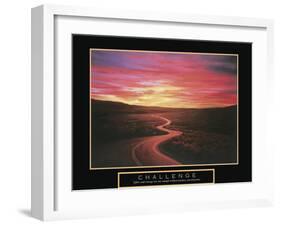 Challenge - Winding Road-TC Chiu-Framed Art Print