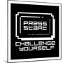 Challenge Yourself Black-Enrique Rodriguez Jr.-Mounted Art Print