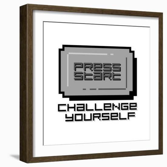 Challenge Yourself-Enrique Rodriguez Jr.-Framed Art Print