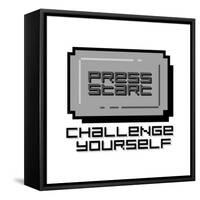 Challenge Yourself-Enrique Rodriguez Jr.-Framed Stretched Canvas