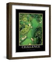 Challenge-null-Framed Art Print