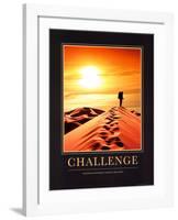 Challenge-null-Framed Art Print