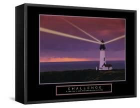 Challenge-null-Framed Stretched Canvas