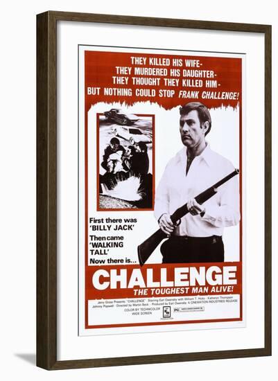 Challenge-null-Framed Art Print