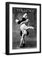 Challenge-null-Framed Art Print