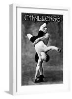 Challenge-null-Framed Art Print