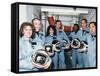 Challenger Crew in Training before their Tragic Space Shuttle Mission-null-Framed Stretched Canvas