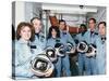 Challenger Crew in Training before their Tragic Space Shuttle Mission-null-Stretched Canvas