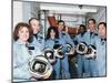 Challenger Crew in Training before their Tragic Space Shuttle Mission-null-Mounted Photo