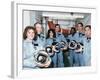 Challenger Crew in Training before their Tragic Space Shuttle Mission-null-Framed Photo
