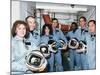 Challenger Crew in Training before their Tragic Space Shuttle Mission-null-Mounted Photo