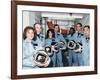 Challenger Crew in Training before their Tragic Space Shuttle Mission-null-Framed Photo