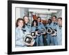 Challenger Crew in Training before their Tragic Space Shuttle Mission-null-Framed Photo