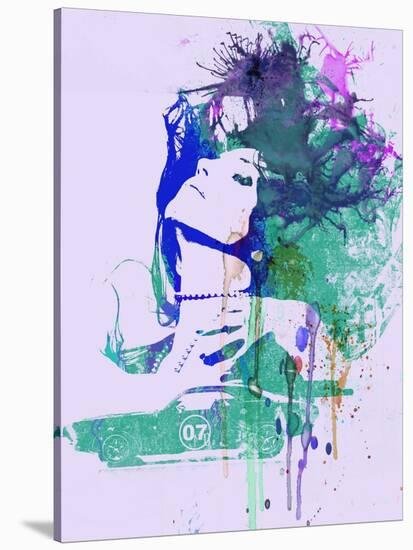 Challenger Girl Green-NaxArt-Stretched Canvas