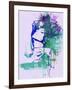 Challenger Girl Green-NaxArt-Framed Art Print