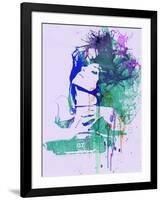 Challenger Girl Green-NaxArt-Framed Art Print