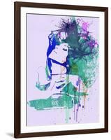 Challenger Girl Green-NaxArt-Framed Art Print