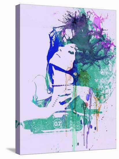 Challenger Girl Green-NaxArt-Stretched Canvas