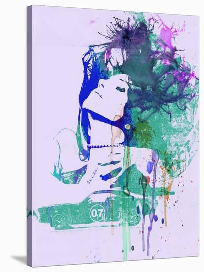 Challenger Girl Green-NaxArt-Stretched Canvas