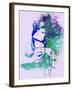 Challenger Girl Green-NaxArt-Framed Art Print