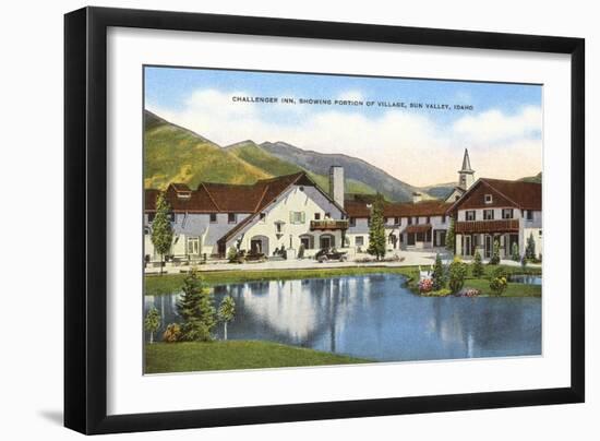 Challenger Inn, Sun Valley, Idaho-null-Framed Art Print