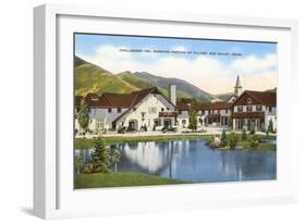 Challenger Inn, Sun Valley, Idaho-null-Framed Art Print