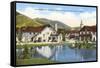 Challenger Inn, Sun Valley, Idaho-null-Framed Stretched Canvas